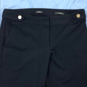 Navy Loft Marisa Trouser Pants